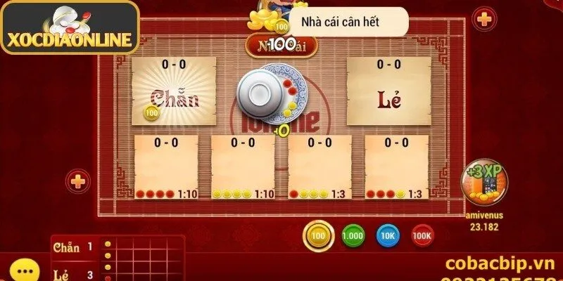 Nhận nhiều ưu đãi khi chơi xóc đĩa